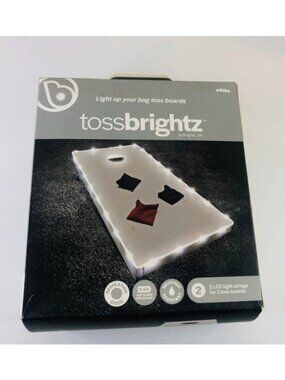 Brightz TossBrightz LED Light Strings for Bag Toss Boards White